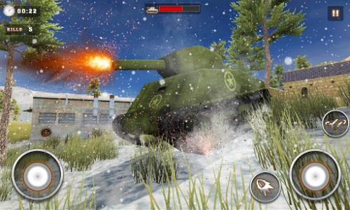 اسکرین شات بازی Mini Tank Battle Blitz 3d: Tanks fight games 2019 1