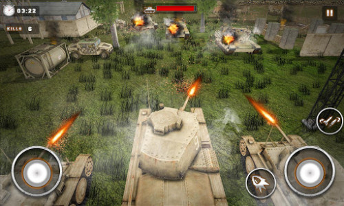 اسکرین شات بازی Mini Tank Battle Blitz 3d: Tanks fight games 2019 3