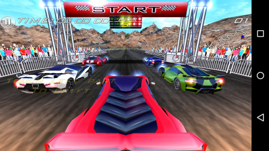 اسکرین شات بازی اتومبیل تندر مسابقه 1