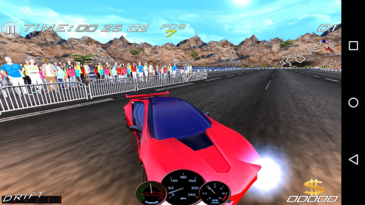 اسکرین شات بازی اتومبیل تندر مسابقه 3