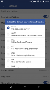 اسکرین شات برنامه Earthquakes 8