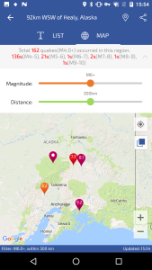 اسکرین شات 4 برنامه Earthquakes