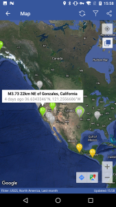 اسکرین شات 5 برنامه Earthquakes