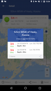 اسکرین شات برنامه Earthquakes 3