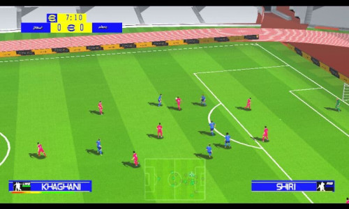 اسکرین شات بازی efootball2022( لیگ برتر ایران_ آزادگان و منتخب آسیا + گزارش فارسی) 10