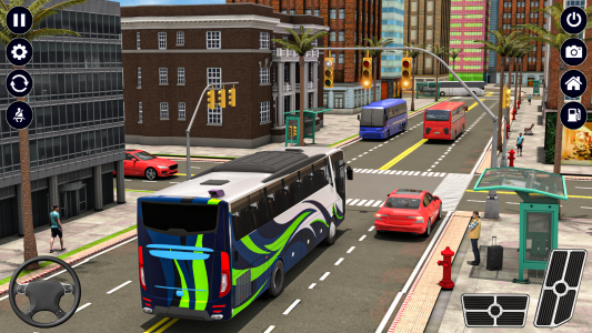 اسکرین شات بازی Bus Simulator 2023 Racing Game 2