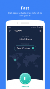 اسکرین شات برنامه Top VPN - Free, Fast & Unlimited VPN Proxy Master 3