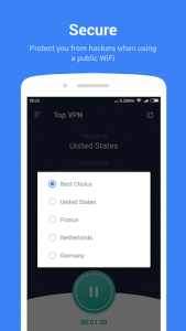 اسکرین شات برنامه Top VPN - Free, Fast & Unlimited VPN Proxy Master 2