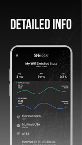اسکرین شات برنامه Internet speed test Meter- SpeedTest Master & Wifi 2