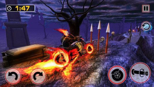 اسکرین شات بازی Ghost Bike Rider Simulator 3D 4