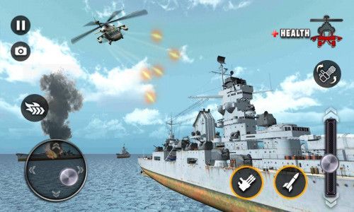 اسکرین شات بازی Helicopter Gunship Strike 1