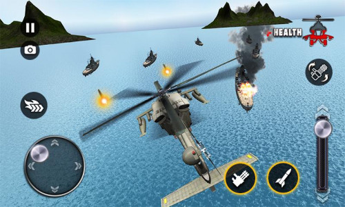 اسکرین شات بازی Helicopter Gunship Strike 3