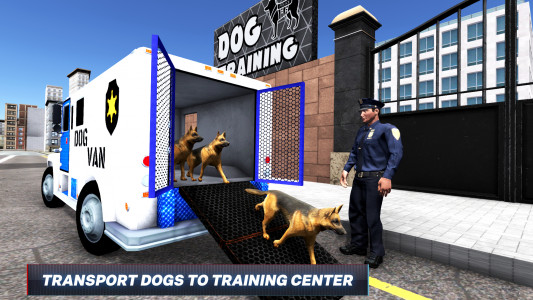 اسکرین شات بازی Police Dogs Van Driver Games 2