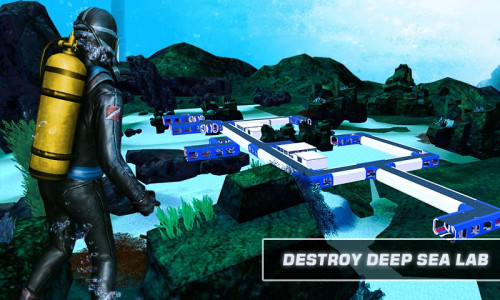 اسکرین شات 4 بازی Secret Agent Scuba Diving Game