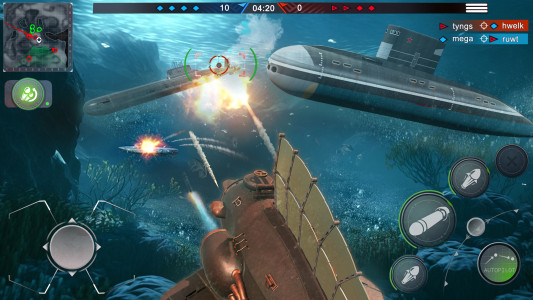 اسکرین شات بازی Modern Warships Submarine Game 2