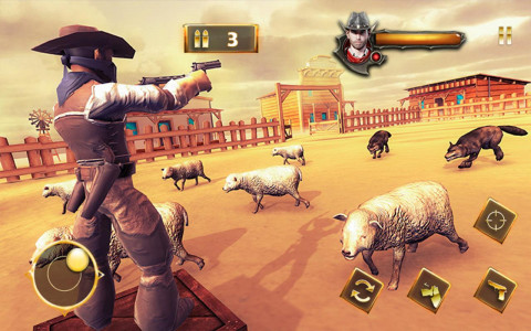 اسکرین شات بازی West Sheriff Cowboy Hunting 3