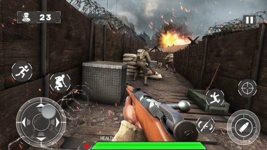 اسکرین شات 1 بازی D-Day World War 2 Battle Game