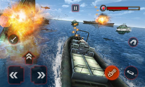 اسکرین شات بازی World War Naval Warfare: Navy Battle 3D 5