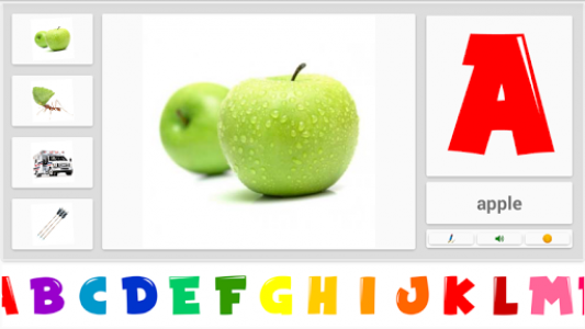 اسکرین شات برنامه Kids Learn Alphabet 2