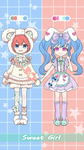 اسکرین شات 4 بازی Sweet Girl: Doll Dress Up ASMR