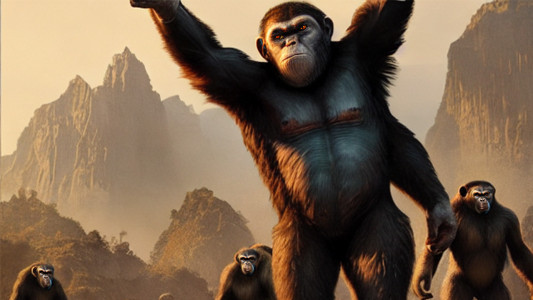اسکرین شات 3 بازی Angry Gorilla Apes City Games