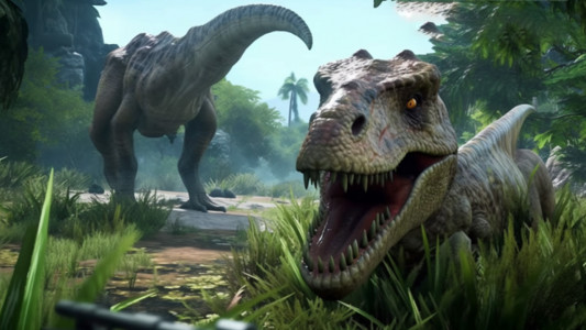 اسکرین شات 7 برنامه Angry Dinosaur Shooting Game