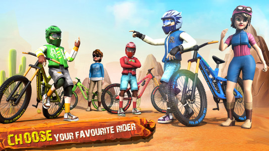 اسکرین شات برنامه BMX Bicycle Racing Stunts : Cycle Games 2021 1