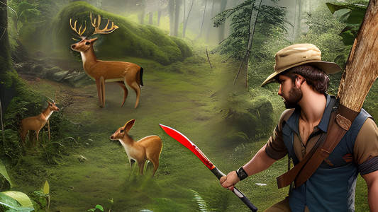 اسکرین شات 2 بازی Hero Jungle Survival Games 3D