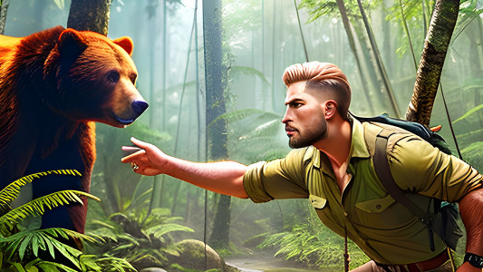 اسکرین شات 1 بازی Hero Jungle Survival Games 3D