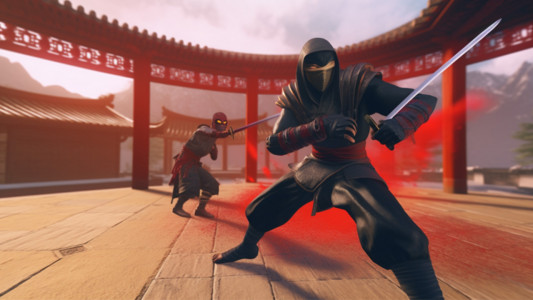 اسکرین شات 7 بازی Shadow Ninja Fighting 3D Game