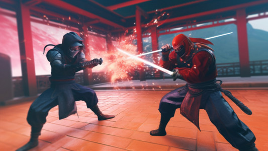 اسکرین شات بازی Shadow Ninja Fighting 3D Game 3