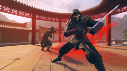 اسکرین شات بازی Shadow Ninja Fighting 3D Game 7