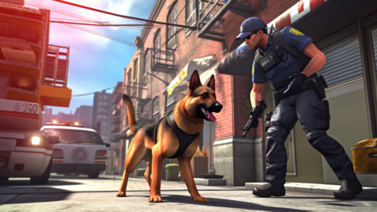 اسکرین شات بازی Police Dog Crime Chase Game 2