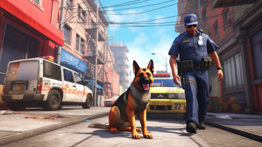 اسکرین شات بازی Police Dog Crime Chase Game 7