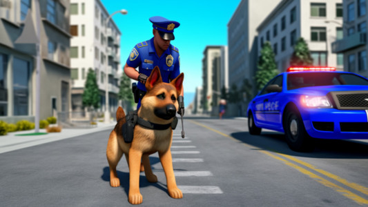 اسکرین شات بازی Police Dog Crime Chase Game 6