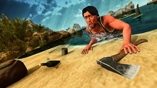 اسکرین شات بازی Raft Survival Island 3D Games 2