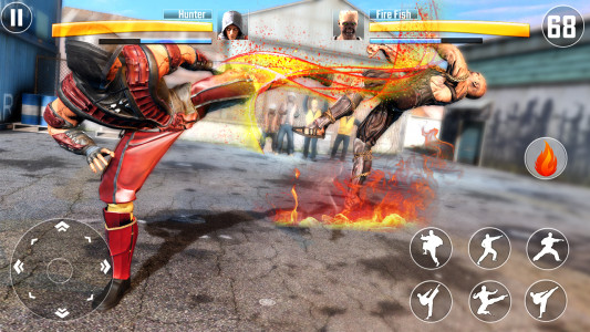 اسکرین شات بازی Kung Fu Fighting Karate Games 1