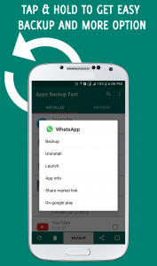 اسکرین شات برنامه Apps Backup and Restore 3