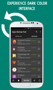 اسکرین شات برنامه Apps Backup and Restore 2