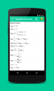 اسکرین شات برنامه All Math formula 4