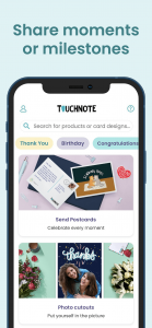 اسکرین شات برنامه TouchNote: Gifts & Cards 3