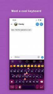 اسکرین شات برنامه Touch Pal Cut Emoji Keyboard 4