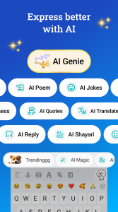 اسکرین شات برنامه Bobble AI Keyboard Memes, Gifs 1