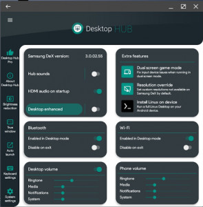 اسکرین شات برنامه Desktop Hub for Samsung DeX 1