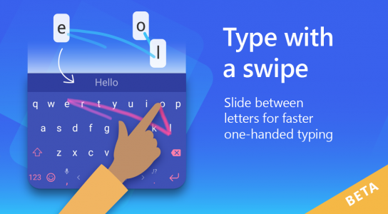 اسکرین شات برنامه Microsoft SwiftKey Beta 7