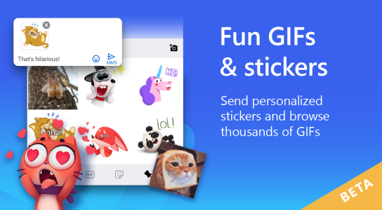 اسکرین شات 5 برنامه Microsoft SwiftKey Beta