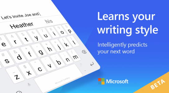 اسکرین شات 2 برنامه Microsoft SwiftKey Beta
