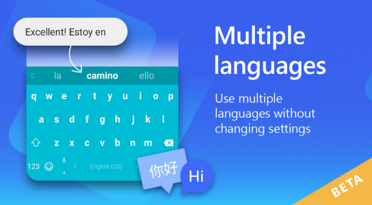 اسکرین شات برنامه Microsoft SwiftKey Beta 6