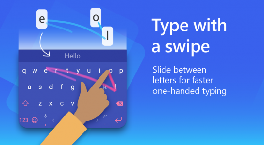 اسکرین شات برنامه Microsoft SwiftKey AI Keyboard 3