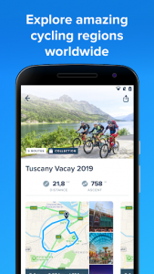 اسکرین شات برنامه Bikemap - Your Cycling Map & GPS Navigation 4